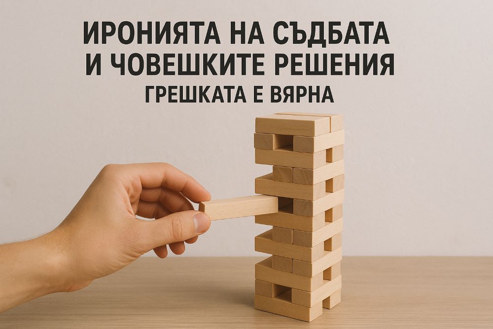 Иронията на съдбата и човешките решения. Грешката е вярна