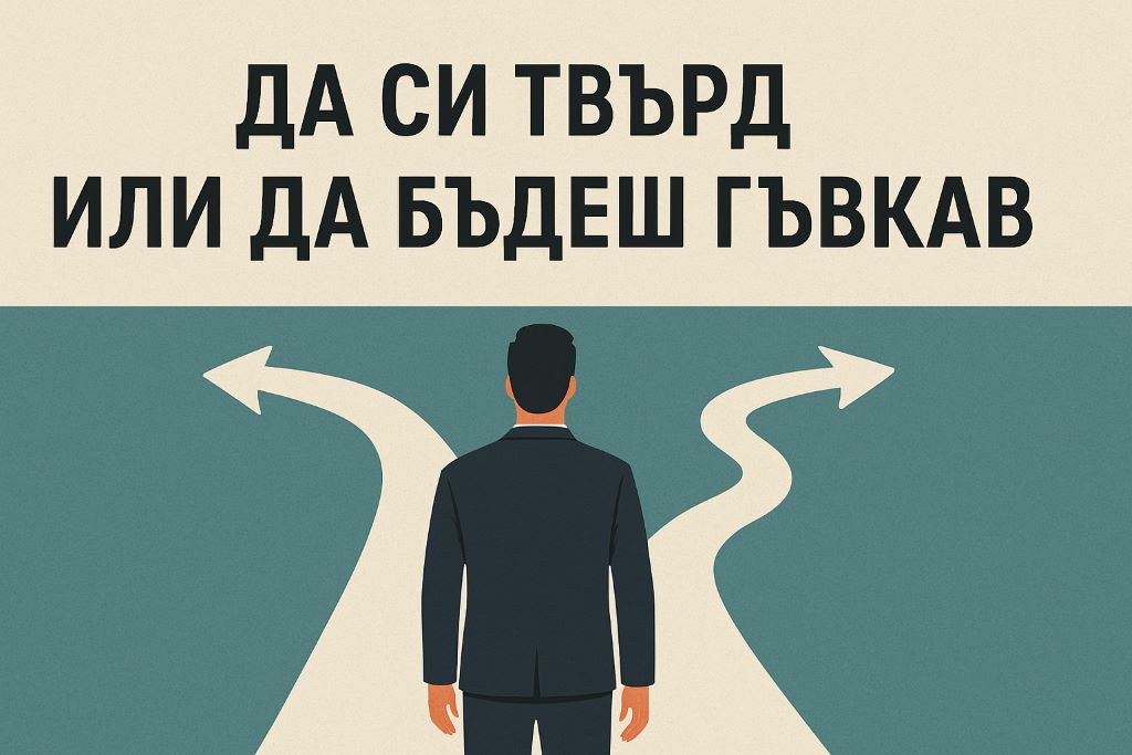 Кое е по-мъжко и целесъобразно? Да си твърд или да бъдеш гъвкав?